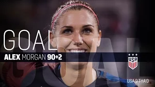 WNT vs. Thailand: Alex Morgan Second Goal - Sept. 15, 2016