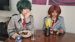 Izuku et Ochako en vacance! Attention à Bakugo ! Colocation My hero academia (CMV)