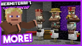 So... I Farmed More Villager Chickens!!! - Hermitcraft S10 #7