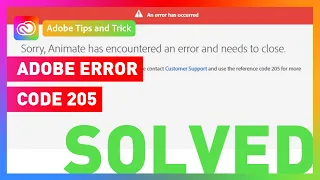 SOLVED Adobe Error Code 205 - Adobe CC 2022 ALL APSS #flaminkgosh