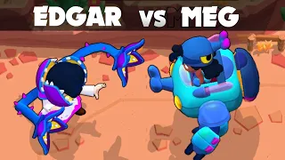EDGAR vs MEG | 1vs1 | Brawl Stars