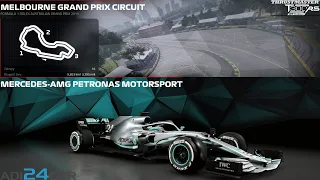 F1 2019 | AUSTRALIA | Mercedes-AMG | Thrustmaster T300 RS GT | Gameplay | SIM Dashboard