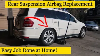 Mercedes GL Rear Suspension Airbag Replacement! X164 Rear airbag replacement