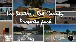 Biggest property pack for Los Santos, Red County GTA San Andreas