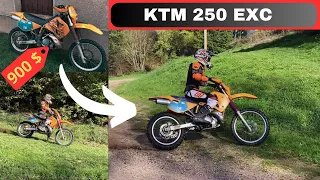 On achète l'ENDURO la MOINS CHÈRE de Leboncoin ( 250 EXC KTM 1997 ) + Restauration