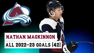 Nathan MacKinnon (#29) All 42 Goals of the 2022-23 NHL Season