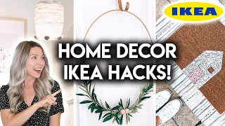 DIY IKEA HACKS | AFFORDABLE HOME DECOR IDEAS 2020