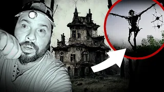 EXPLORING CREEPY CASTLE (FOUND SOMETHING DISTURBING IN THE BACK)