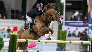 American makes podium in international horse jumping event at the World Equestrian Center