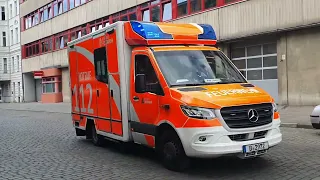 Einsatzfahrten der Feuerwache Urban in Berlin Kreuzberg [1500 ist die Wach nummer]🚒