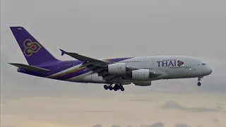 [4K] Plane Spotting at Bangkok Suvarnabhumi Airport | B747, B777, A350, A380 & More