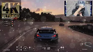 Gran Turismo Sport Rain Gameplay - Hyundai Genesis - 4K PS5 Logitech G29 at spa !