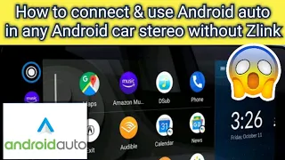 💥💯Android Auto in any Android car stereo without Zlink or Tlink