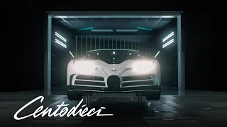 BUGATTI Centodieci at the Wind Tunnel