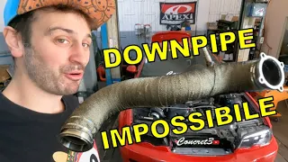 Turbizziamo la BMW E46 Parte 8 Downpipe da 76mm | Ci passerà o dovrò farlo uscire dal cofano?