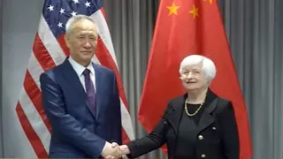 Chinese vice premier meets U.S. treasury secretary in Switzerland