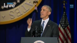 Newsy Live - President Obama's farewell address