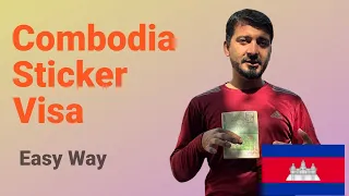 How to Apply Cambodia Stiker Visa ||  Combodia Visa in Pakistani Postport in 2024 (@flyingtheworld