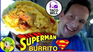 Taco Bell® | SECRET MENU | SUPERMAN® BURRITO Review 🦸‍♂️🌯 | Peep THIS Out! 🌮🔔