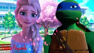 TMNT and Disdey Leo and Elsa Ты убил меня