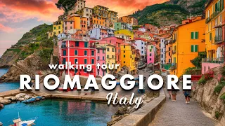 RIOMAGGIORE 🇮🇹 CINQUE TERRE 🇮🇹 ITALY 🇮🇹 WALKING TOUR 4K