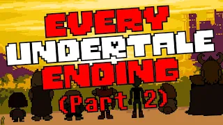 Speedrunning ALL 93 Undertale Endings | True 100% (Part 2)