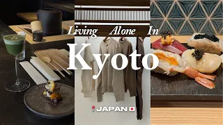 Kyoto JAPAN Vlog | hidden gem tea house, staying in an old school 😱 gion cafe hopping