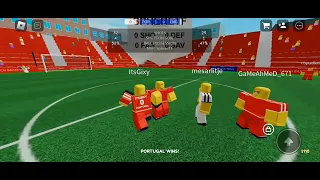 Playing ROBLOX Touch Football With No Shiftlock! (First Goal)