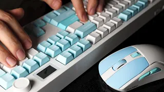 ASMR 7 Keyboards Typing for Study, Sleep, Work etc 날카롭지 않고 뭉툭하면서도 공간감 있는 키보드 소리