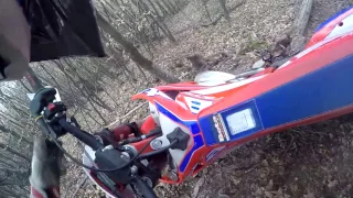 BETA RR300 2017 First Crash in Forest