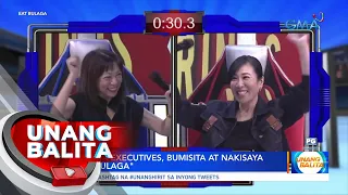 Ilang GMA Executives, bumisita at nakisaya sa "Eat Bulaga" | UB