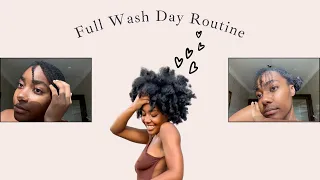 My Current Wash Day Routine | 4C Natural Hair | Namibian Youtuber