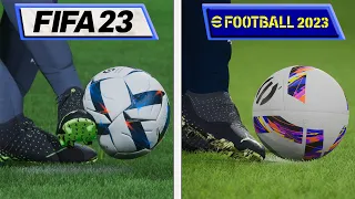 FIFA 23 vs eFootball 2023 | Graphics & Details Comparison | Analista De Bits