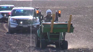 TRACTOR CHASE: Texas man leads crazy police chase