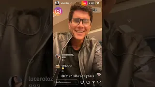 Instagram Live de Chistian Meier - Estreno Deja Vu