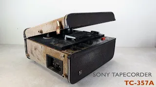 Vintage Sony TC-357A Reel to Reel Tape Recorder Restoration and Repair