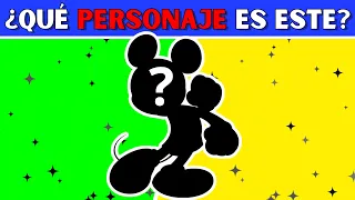 Adivina diferentes PERSONAJES sólo por la SILUETA o SOMBRA | ¿PUEDES ADIVINAR?