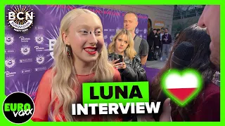 🇵🇱 LUNA - 'The Tower' (INTERVIEW) //Barcelona Eurovision Party 2024 // Poland Eurovision 2024