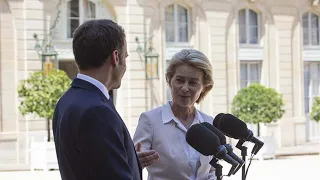 Déclaration avec Ursula von der Leyen, Présidente élue de la Commission européenne.