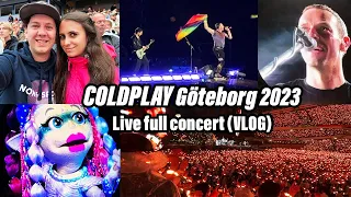 Coldplay - Göteborg Live Full Concert 2023 (VLOG)