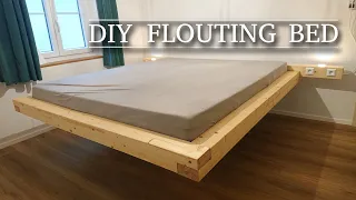 DIY-Timelapse | Building a futuristic floating bed in just a few hours