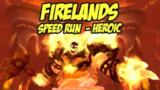 WoW BfA 8.3 : Raid Solo - Firelands Speed Run - HEROIC 25 🙏
