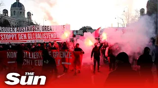 COVID-19 - Austria national lockdown & mandatory vaccine, 'we will not stop protesting'