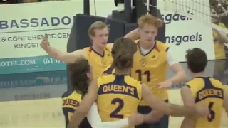 Men's Volleyball Game in 60 vs Nipissing