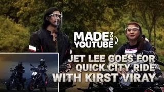 JET LEE GOES FOR QUICK CITY RIDE WITH KIRST VIRAY | Star Magic Likes Bikes