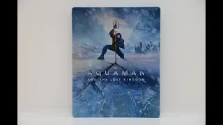 AQUAMAN AND THE LOST KINGDOM 4K STEELBOOK UNBOXING