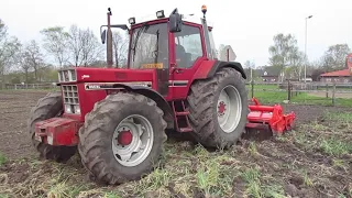 IHC 955 XL - 95 PS  Traktor -  im Einsatz (Sound) !!!