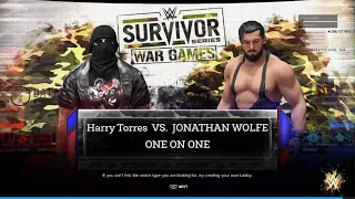 WWE 2K24 The Bigman Harry Torres vs Jonathan Wolfe