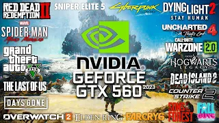 GeForce GTX 560 in 2023 - Test in 40 Games