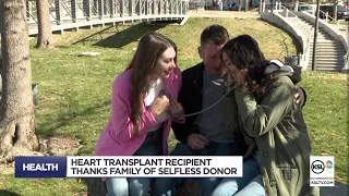Utah heart transplant recipient meets her donor's family